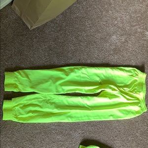 FashionNova Neon Yellow Pants